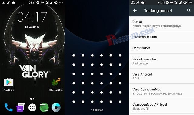 ROM LUNA Marshmallow Untuk Andromax A (CM13) - Droid ID