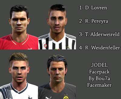 Update PES 2013 JODEL Facepack