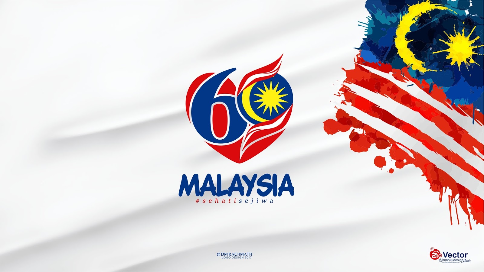 KEMERDEKAAN MALAYSIA KE 60 LOGO | Imahku Desain