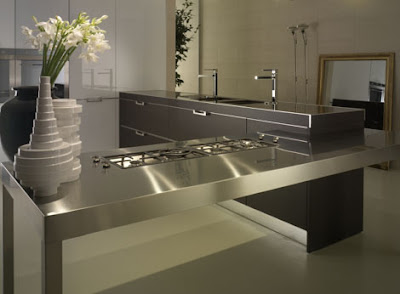 Stainless Steel Kitchen Counters on Stainless Steel Kitchen Countertops    Kitchen Photos