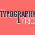 Typography And Lyric Music Video For Your Song