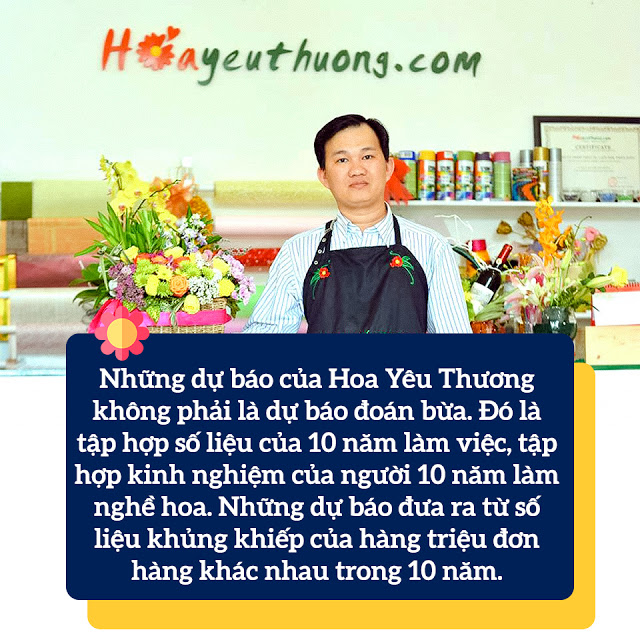 Những dự báo về ngành hoa qua 10 năm kinh doanh của anh Phạm Hoàng Thái Dương