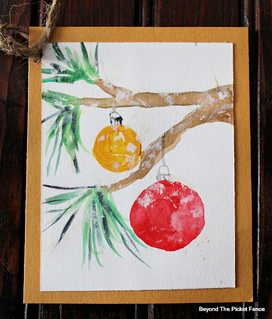 Watercolor Painted Gift Tags