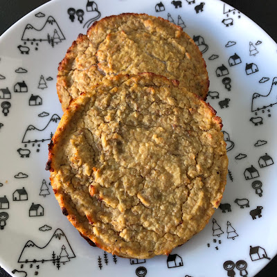 Galettes de pois chiches avec mix germe de blé et kasha