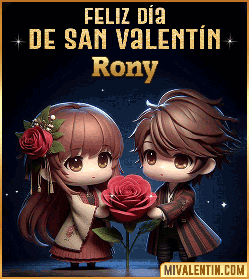 Imagen Gif feliz día de San Valentin Rony
