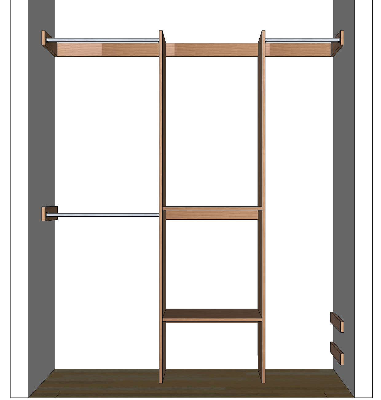 closet organizer plans diy