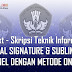 Full Text - Skripsi Teknik Informatika Digital Signature & Subliminal Channel Dengan Metode Ong-Schnorr-Shamir