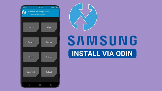 طريقة تثبيت ريكفري معدل twrp إلى جميع هواتف سامسونج  