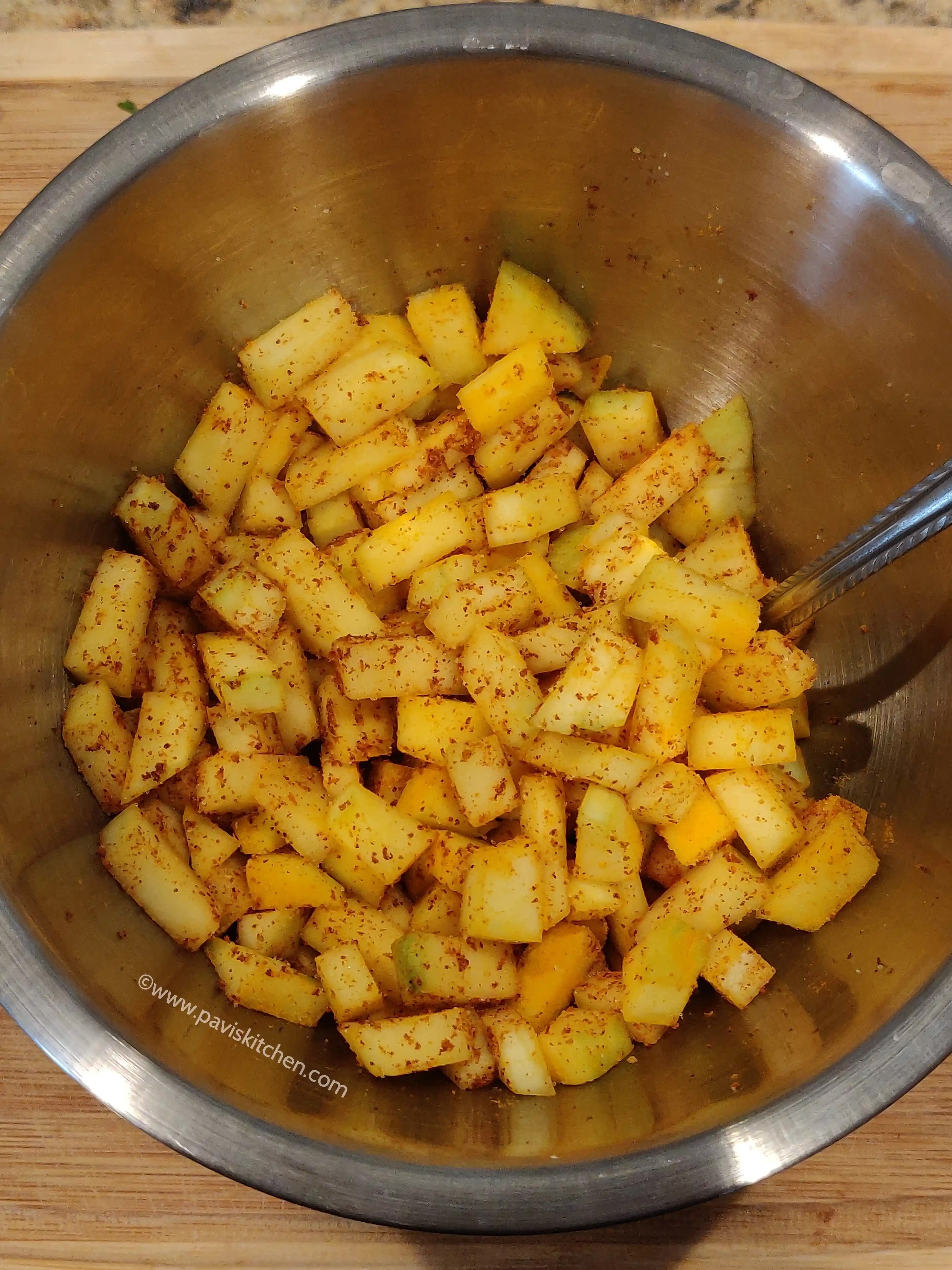 Instant raw mango pickle recipe | Aam ka achar | Mavinakayi uppinakayi