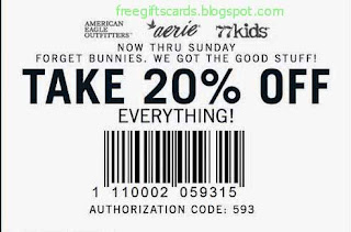 Free Printable American Eagle Outfitters Coupons