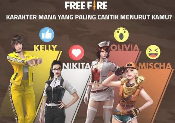 Karakter Tercantik di Free Fire