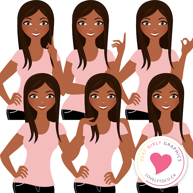 Free girl avatar clipart from Lovelytocu