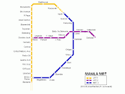 Manila railway map from . (manila train map)