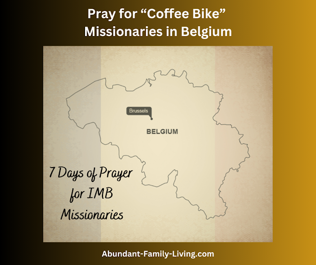 Pray for "Coffee Bike" Missionaries in Belgium