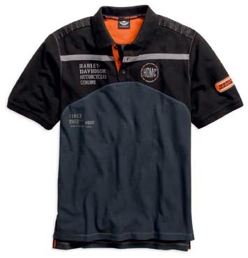 http://www.adventureharley.com/harley-davidson-mens-colorblocked-short-sleeve-knit-polo-96440-15vm