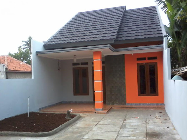 Desain rumah minimalis modern 1 lantai type 45