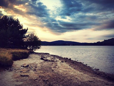 Summer nights at the beach in Broussas - on Lac de Vassiviere  