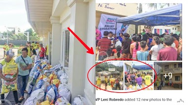 LOOK| Robredo, nang angkin ng relief goods mula sa isang Religious Group, nabuking!