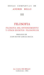 Andrés Bello - FCDB - Obras Completas 3 - Filosofia - Filosofia del Entendimiento y Otros Escritos Filosóficos