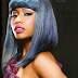 Singer Nicki Minaj with Strained Vocal Cords