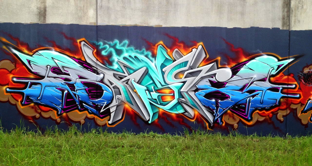  fantastic works by Basix, a talented artist from Brisbane Australia