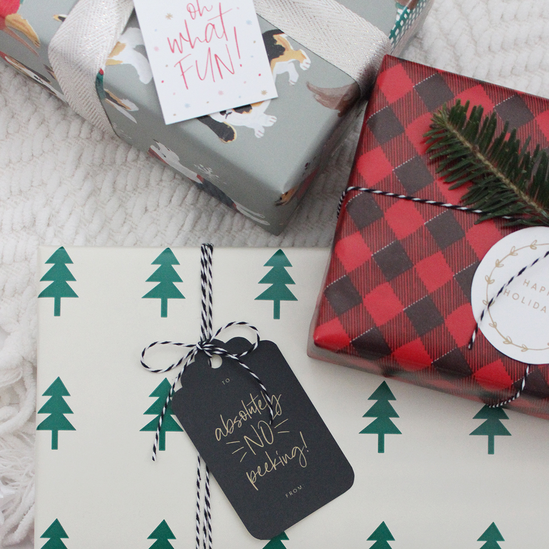 Free Printable Holiday Gift Tags | Union Shore Blog