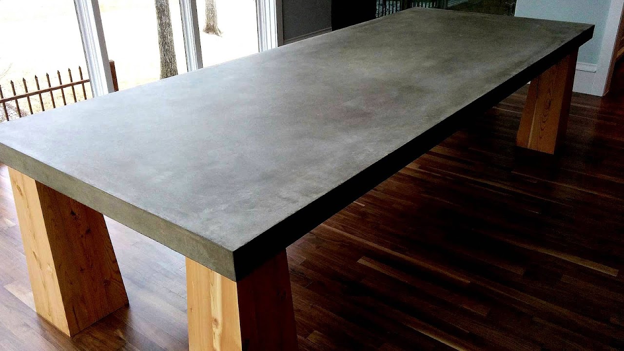 Concrete Table Top Diy