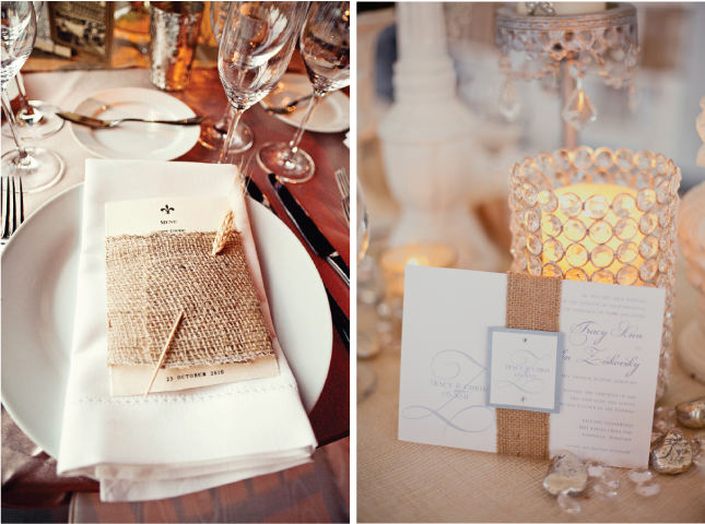 Here are 10 supercute burlap wedding element to give you a little rustic