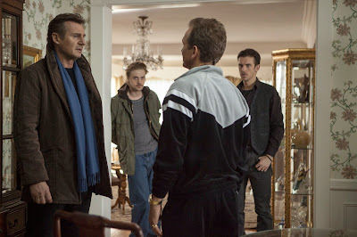 Liam Neeson and Dan Stevens