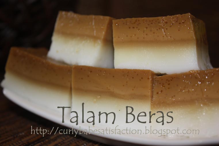 Curlybabe's Satisfaction: Talam Beras