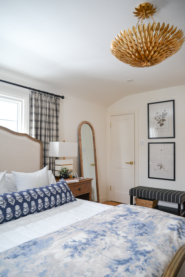 A Bright Blue and Grey Bedroom Refresh - Rambling Renovators