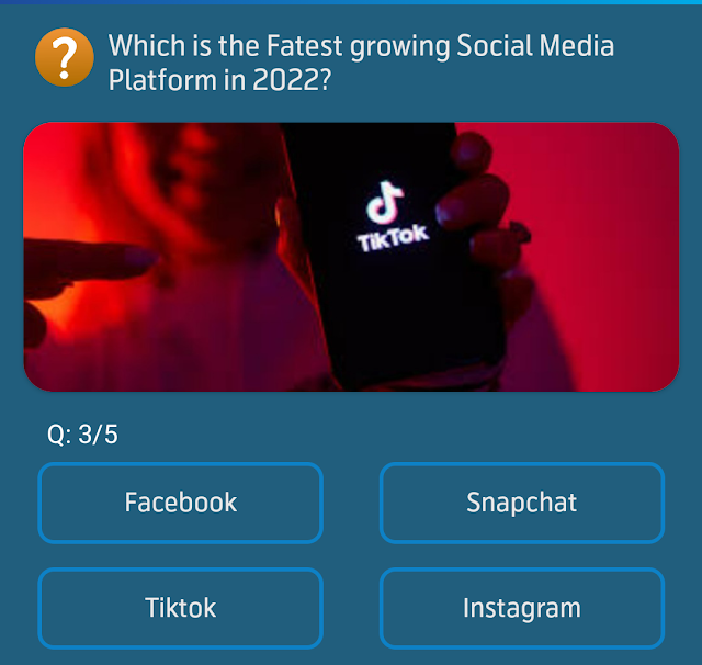 Which is the Fatest growing Social Media Platform in 2022?