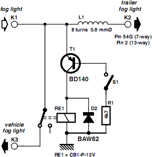 Fog Lamp Switch Circuit Diagram