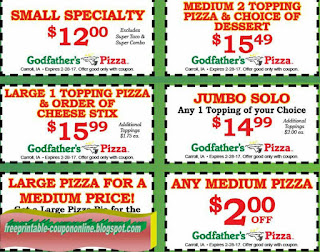 Free Printable Godfathers Pizza Coupons