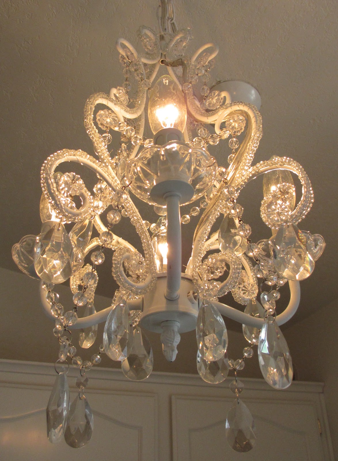 Cruisin Over Sixty: My Shabby Chic Chandelier