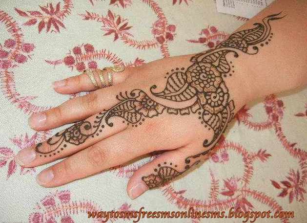 Arab Exclusive Mehndi design photo       