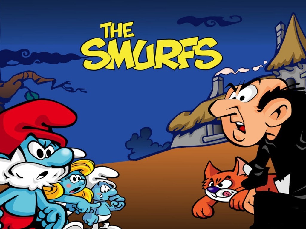 smurfs-gargame smurfs movie,smurfs cartoon,smurfs characters,smurfs wallpaper,papa smurf,cartoon, character, smurf face art, hd wallpaper