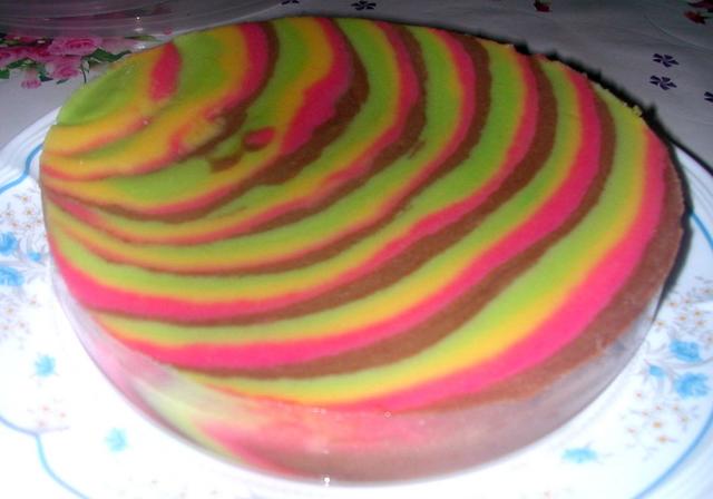 My Kitchen Diary: RAINBOW MARBLE PUDING