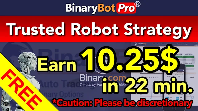 Trusted Robot Strategy | Binary Bot | Free Download