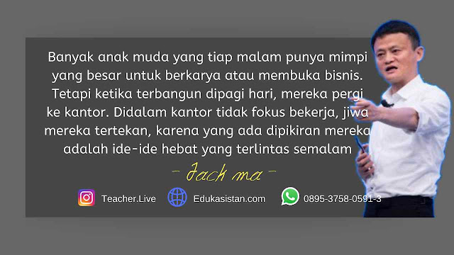 Motivasi Jack ma