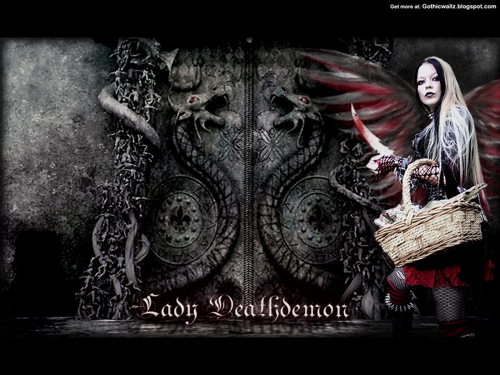 Lady Deathdemon - Dark Gothic Wallpapers - FREE Gothic Wallpaper ...
