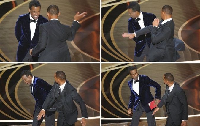 Will Smith slaps Chris Rock Oscars