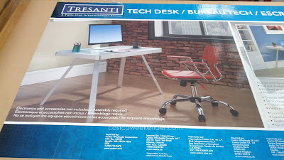 Enhance your home office with the modern looking Tresanti Tech Desk