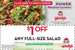 Free Printable Wendys Coupons