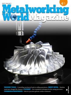 Metalworking World Magazine 2016-04 - July 2016 | ISSN 2284-0672 | TRUE PDF | Bimestrale | Professionisti | Macchine Utensili | Meccanica | Tecnologia
Professionalità e competenza sono le caratteristiche riconosciute dal mercato alla rivista Metalworking World Magazine capace di diventare, nel corso degli oltre 30 anni di vita, un fondamentale strumento d’informazione e formazione per tutti gli operatori del settore. Incontri e dibattiti tra i protagonisti del mercato, aggiornamenti professionali e monografici, novità tecnologiche, indagini settoriali, interviste, applicazioni, tutto questo viene proposto su ogni fascicolo di Metalworking World Magazine indirizzando i lettori verso soluzioni e idee innovative utili alla loro attività.