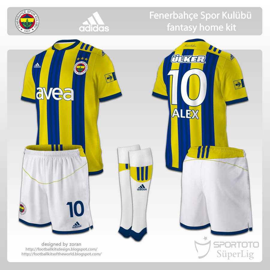 Football Kits Design Fenerbahce Sk Fantasy Kits