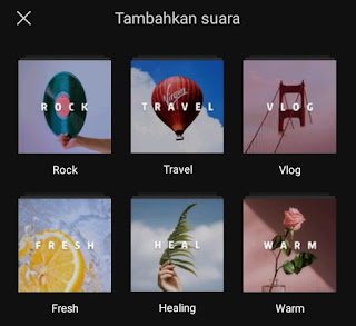 mencari lagu di capcut