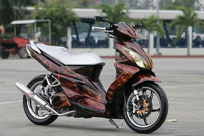 motor.sport: Modifikasi Suzuki Hayate Style