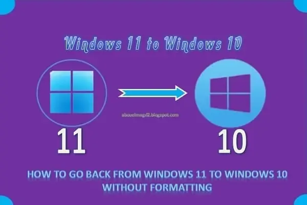 Windows 11 to Windows 10