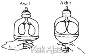 Percobaan pernapasan perut, gambar soal no. 37 IPA SMP UN 2018